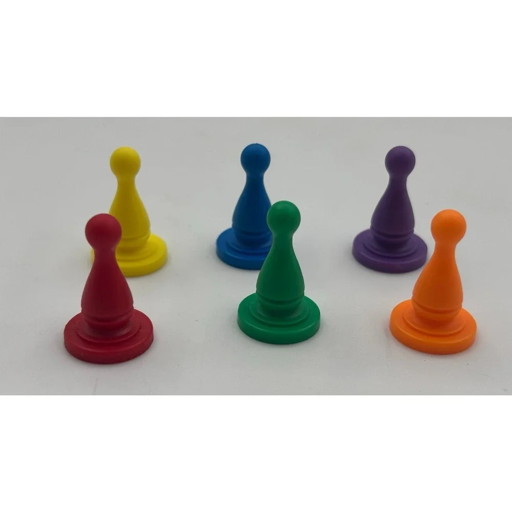 1993 Where In The USA Is‎ Carmen Sandiego 6 Replacement PAWN TOKENS ONLY